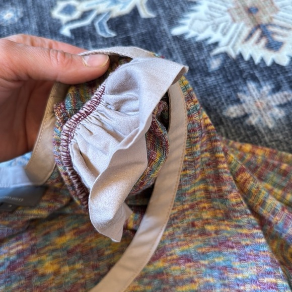 By Anthropologie Women’s Puff Long Sleeve Knit 1/4 Button Down Henley Size Small - Picture 12 of 16